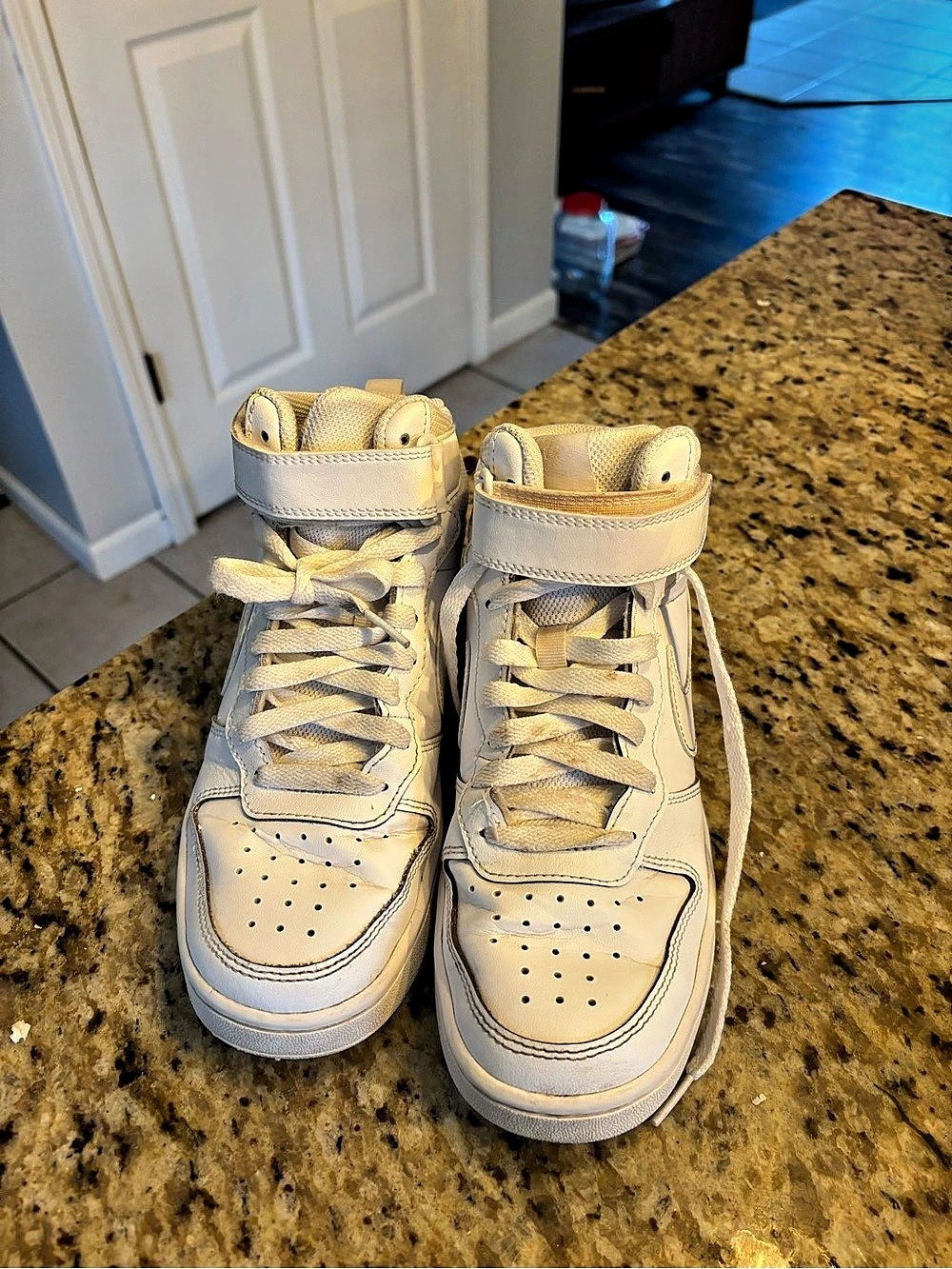 Nike Air Force 1 Mid '07 Triple White Sneakers in White